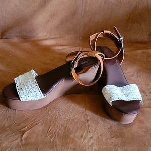 CATO wedge platform sandal